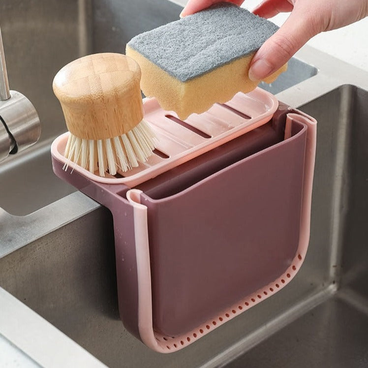 Poubelle d'évier 2 en 1