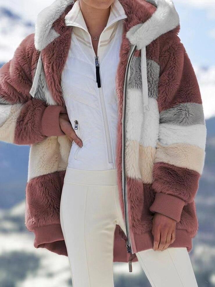Polaire femme élégante à capuche - DealValley