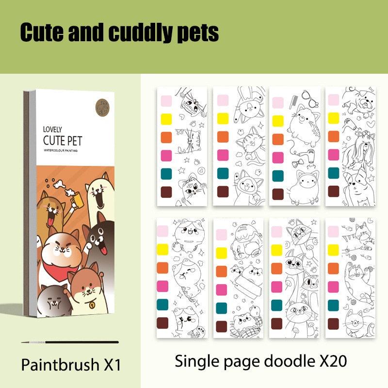 Livre d'aquarelle de poche - DealValley