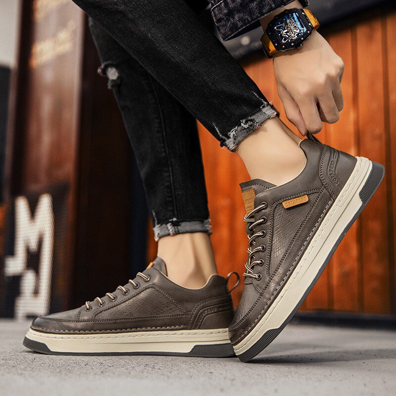 Basket en cuir Homme - Collection 2023
