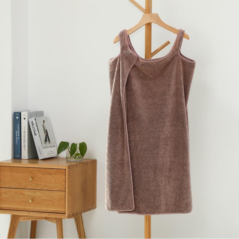 Robe serviette de bain