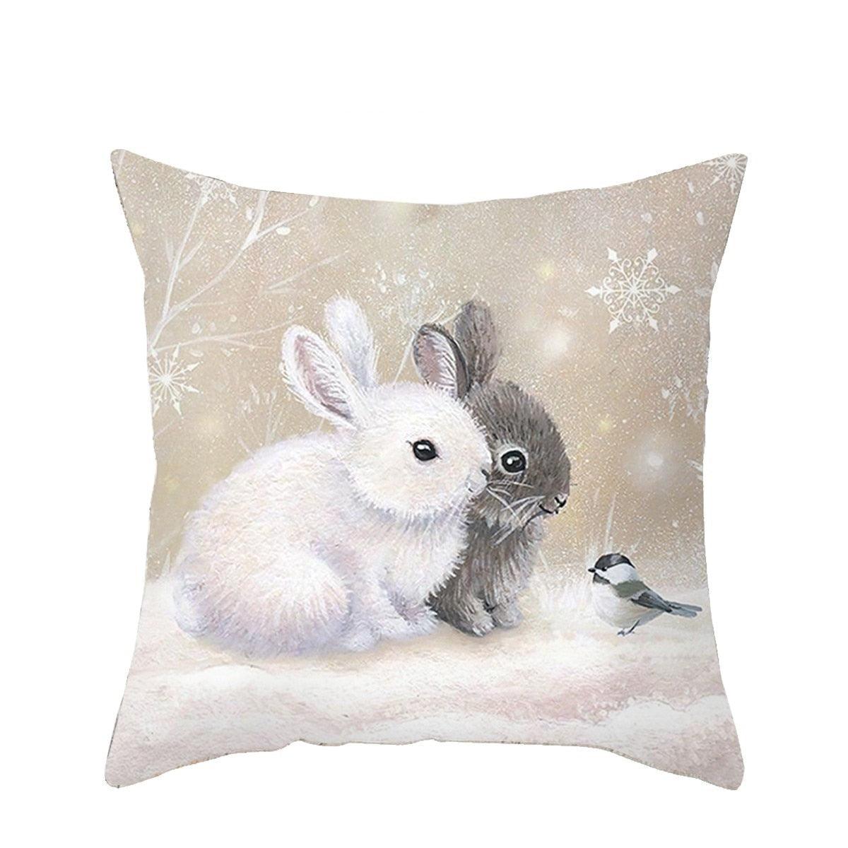 Lot de 4 Housses de coussin de Noël - DealValley