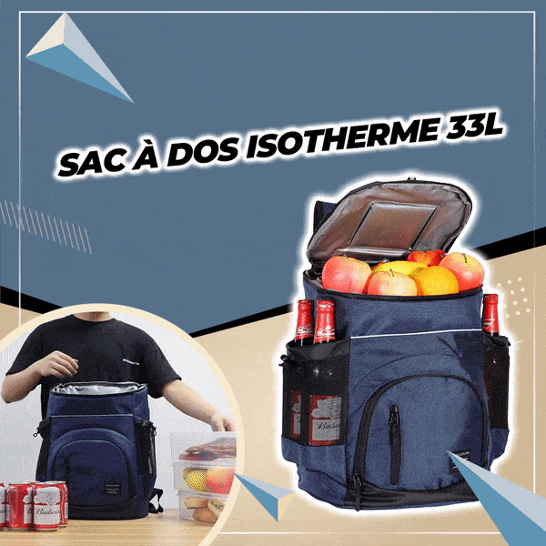 Sac à dos isotherme 33l