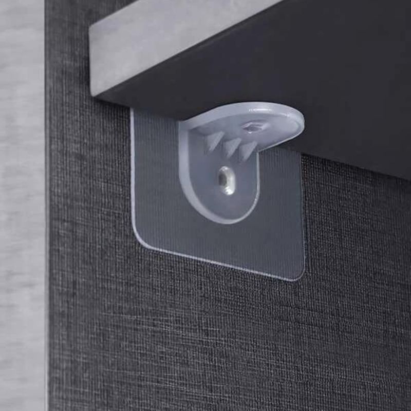 Lot de 50 Supports d'étagère autoadhésifs