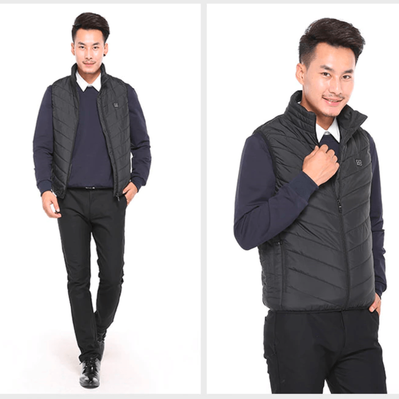 Gilet Chauffant Electrique - 8 Zones chauffantes - DealValley