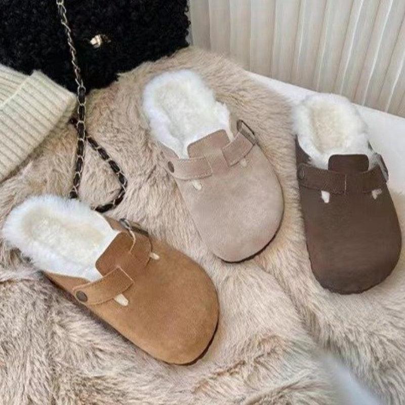 Chaussons mules intérieur fausse fourrure - DealValley