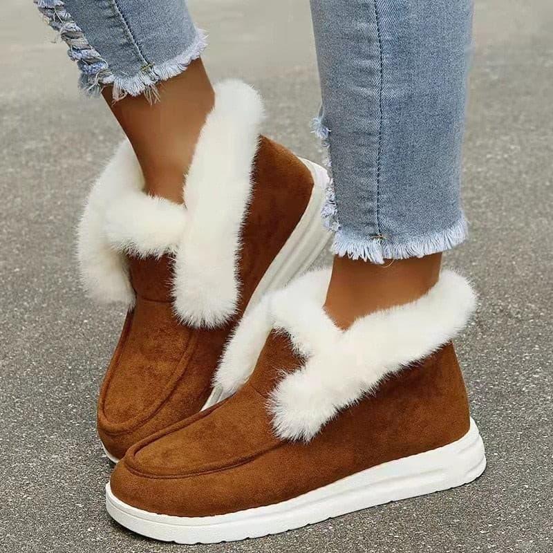 Bottines de ville fourrées style indienne - Femme - DealValley