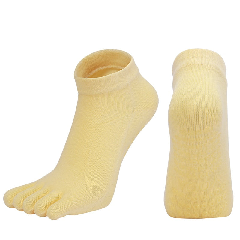 2x Chaussettes doigts antidérapantes