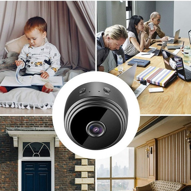 Mini caméra d'espion Wifi aimantée