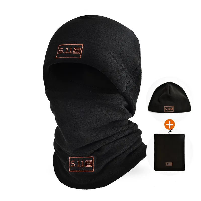 Cagoule Thermique polaire pour Homme - Bonnet + Cache-cou