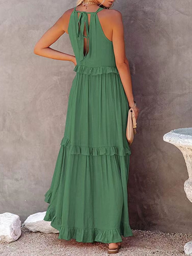 Robe longue à volants - Collection 2023