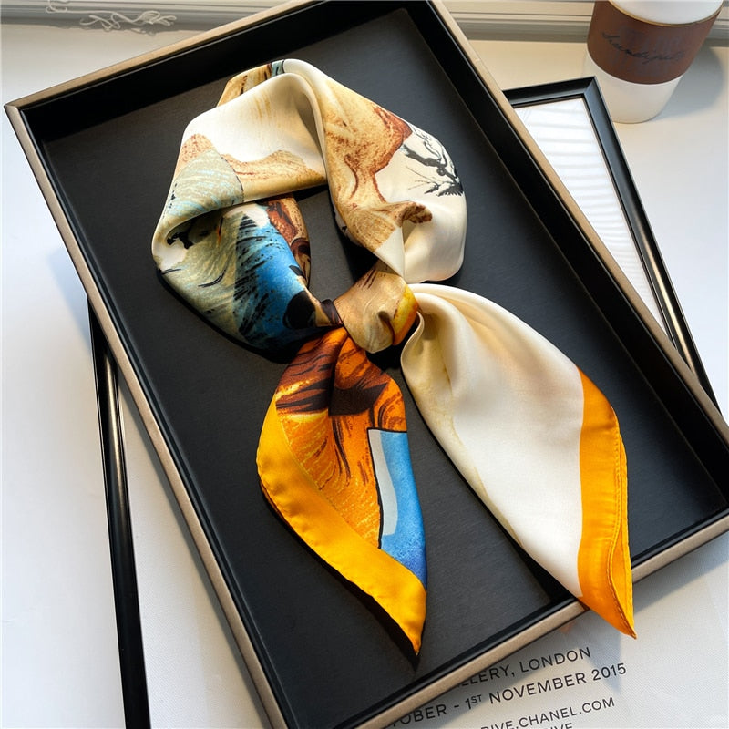 Foulard en soie - Différents imprimés