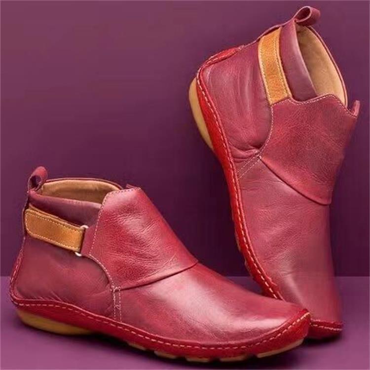 Bottines en Cuir PU à scratch - Femme - DealValley