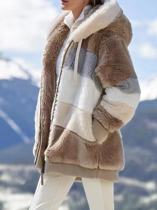 Polaire femme élégante à capuche - DealValley