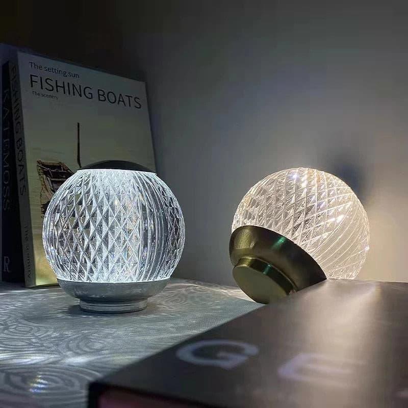 MAGIC CRYSTAL - Lampe ronde avec télécommande - DealValley