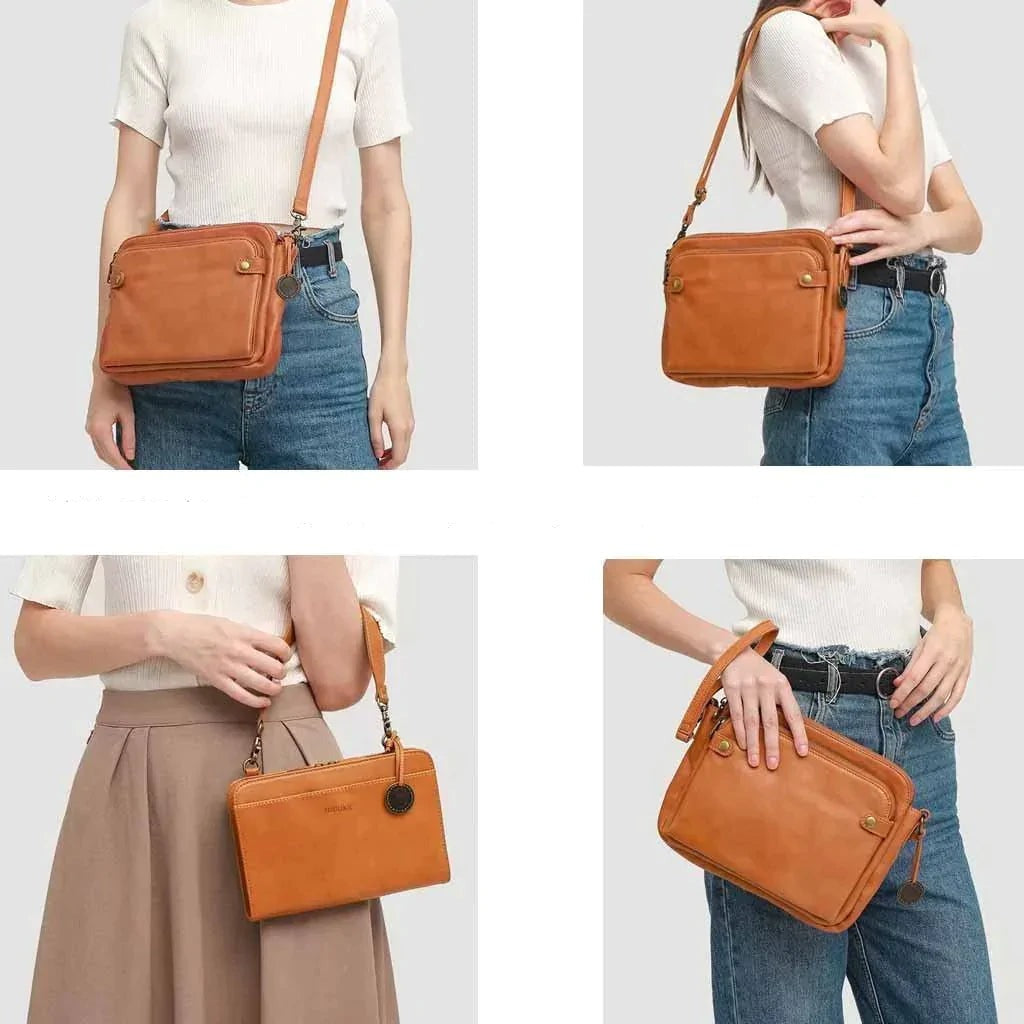 Sac à bandoulière en cuir PU souple