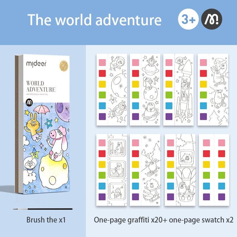 Livre d'aquarelle de poche - DealValley