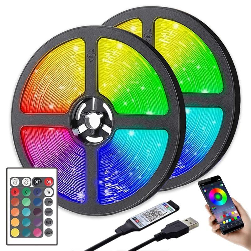 Bande lumineuse LED bluetooth - 5 mètres - DealValley