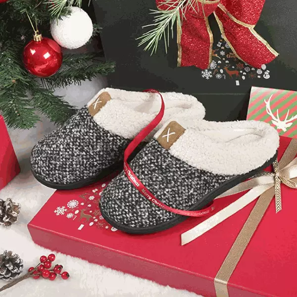 Chaussons d'hiver en mousse à mémoire de forme - DealValley