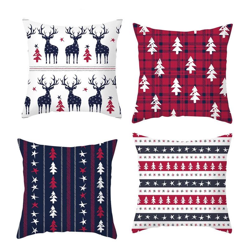 Lot de 4 Housses de coussin de Noël - DealValley