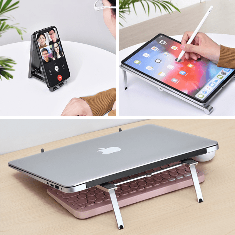 Support réglable 3 en 1 : téléphone, tablette et ordinateur - DealValley