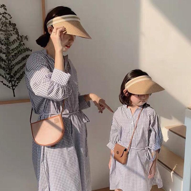 Visière d'été en paille à bord large