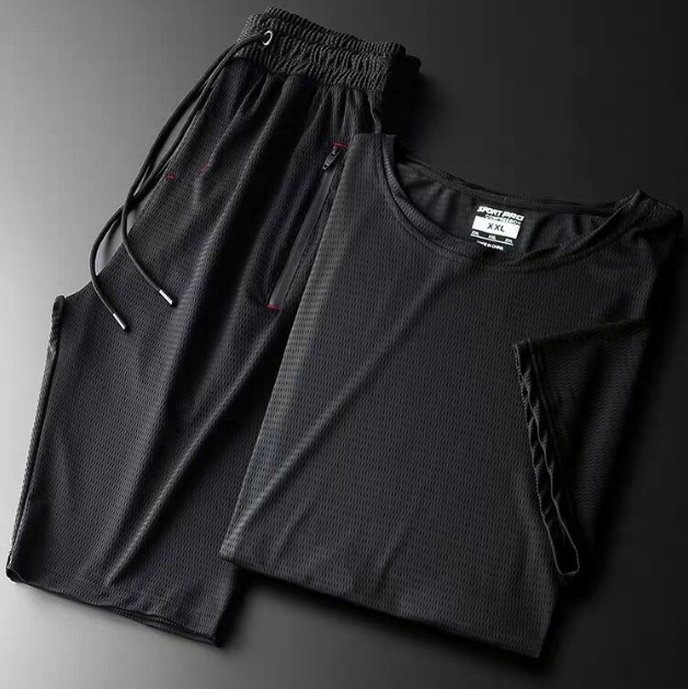 Ensemble T-shirt & Short jogging respirant - Homme