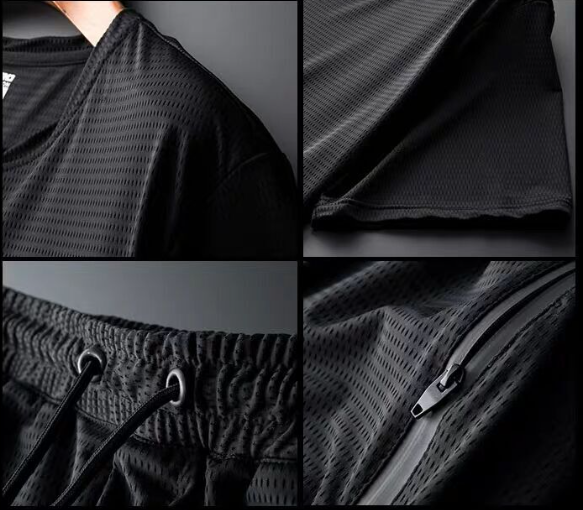 Ensemble T-shirt & Short jogging respirant - Homme
