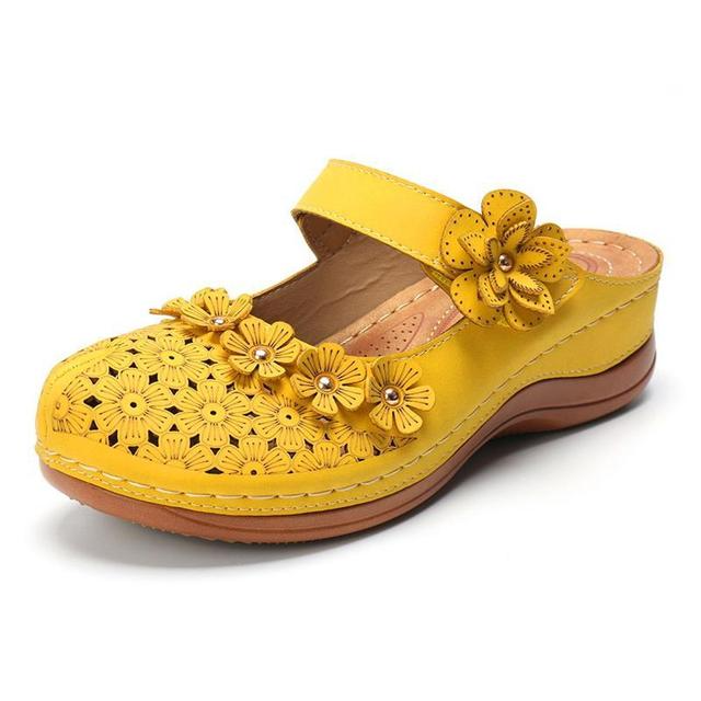 Sandales orthopédiques fleuris d'été pour Femmes