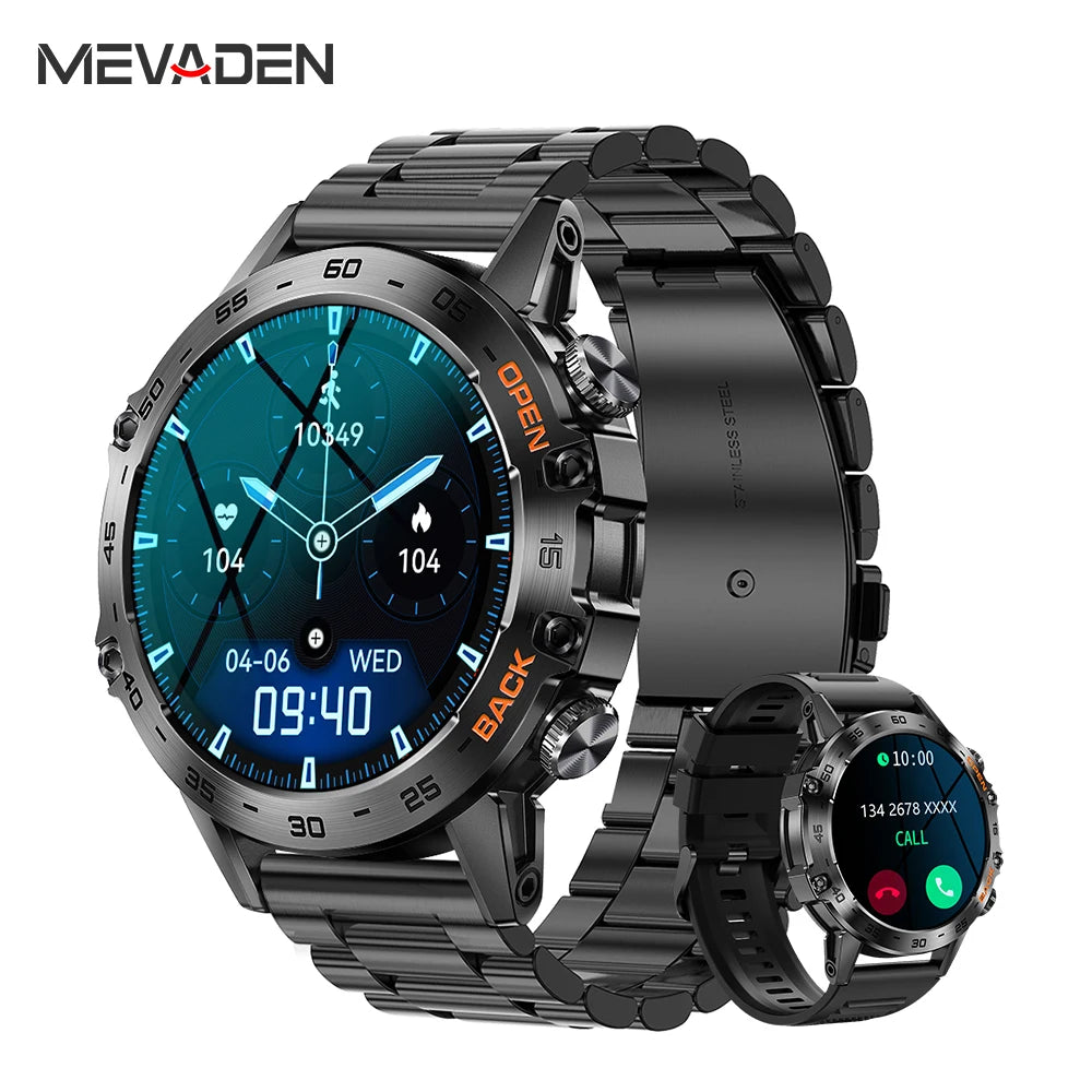 Montre intelligente de sport en acier étanche + 1 BRACELET OFFERT