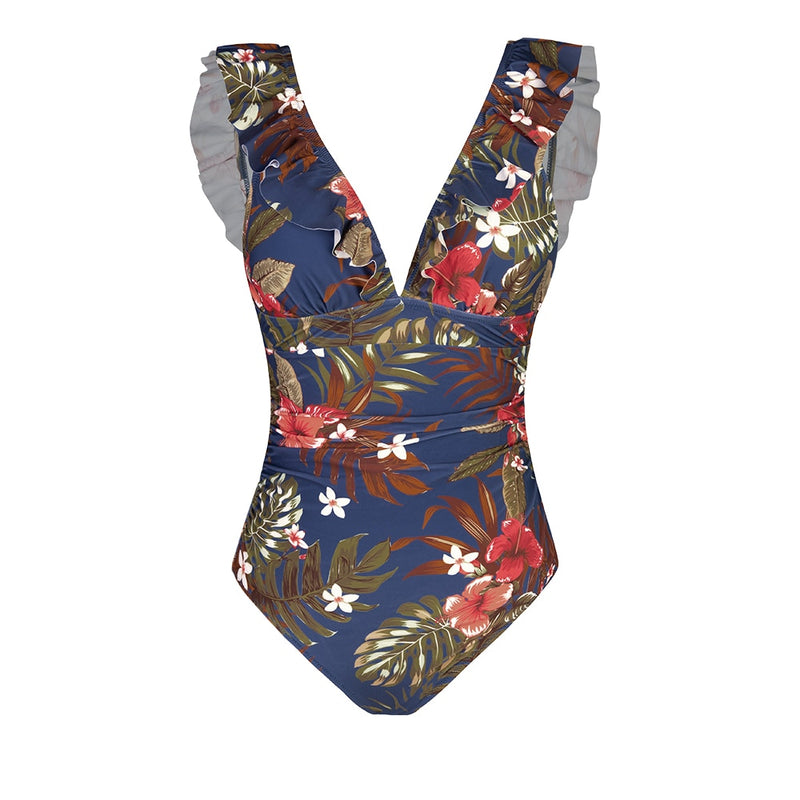 Maillot de bain 1PC à volants