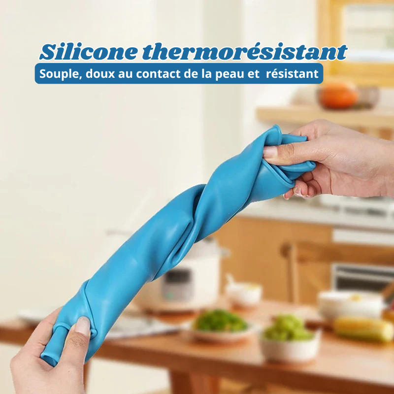 Bavoir Repas Adulte en Silicone – Imperméable & Profond
