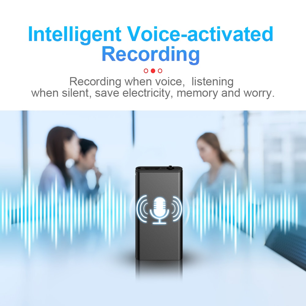 Mini enregistreur vocal espion professionnel ultra-mince