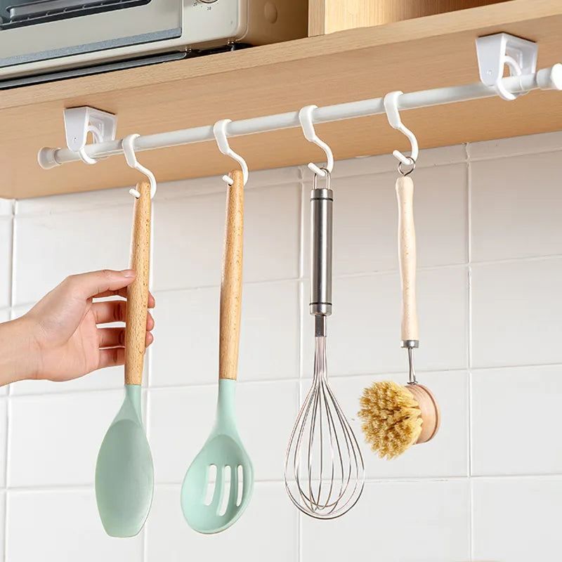 Lot de 4 Supports anneaux adhésifs rotatifs