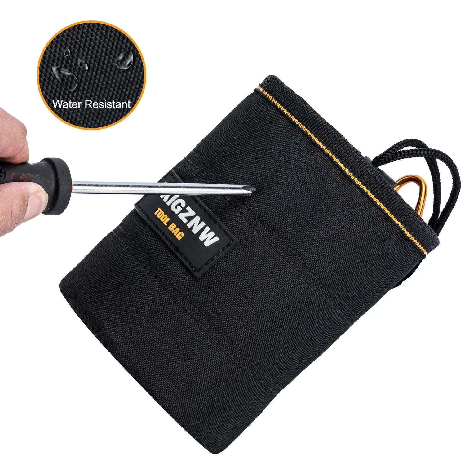 Pochette à Cordon de Ceinture pour Vis, Clous et Écrous