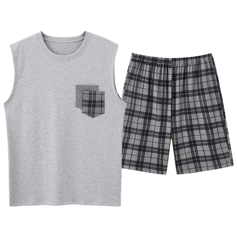 Ensemble de Nuit Décontracté Homme – Coton Doux