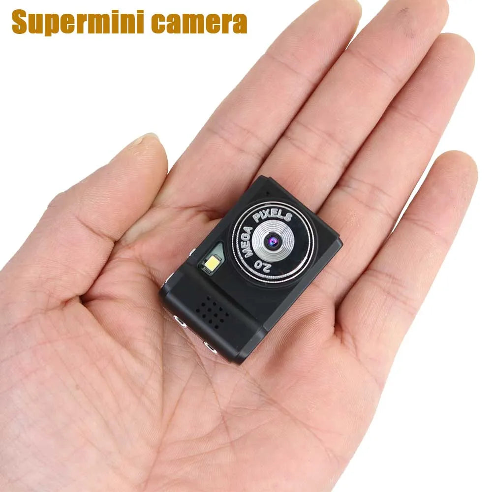 Mini Caméra HD 1080p avec Écran Intégré + Carte SD 32GB OFFERTE