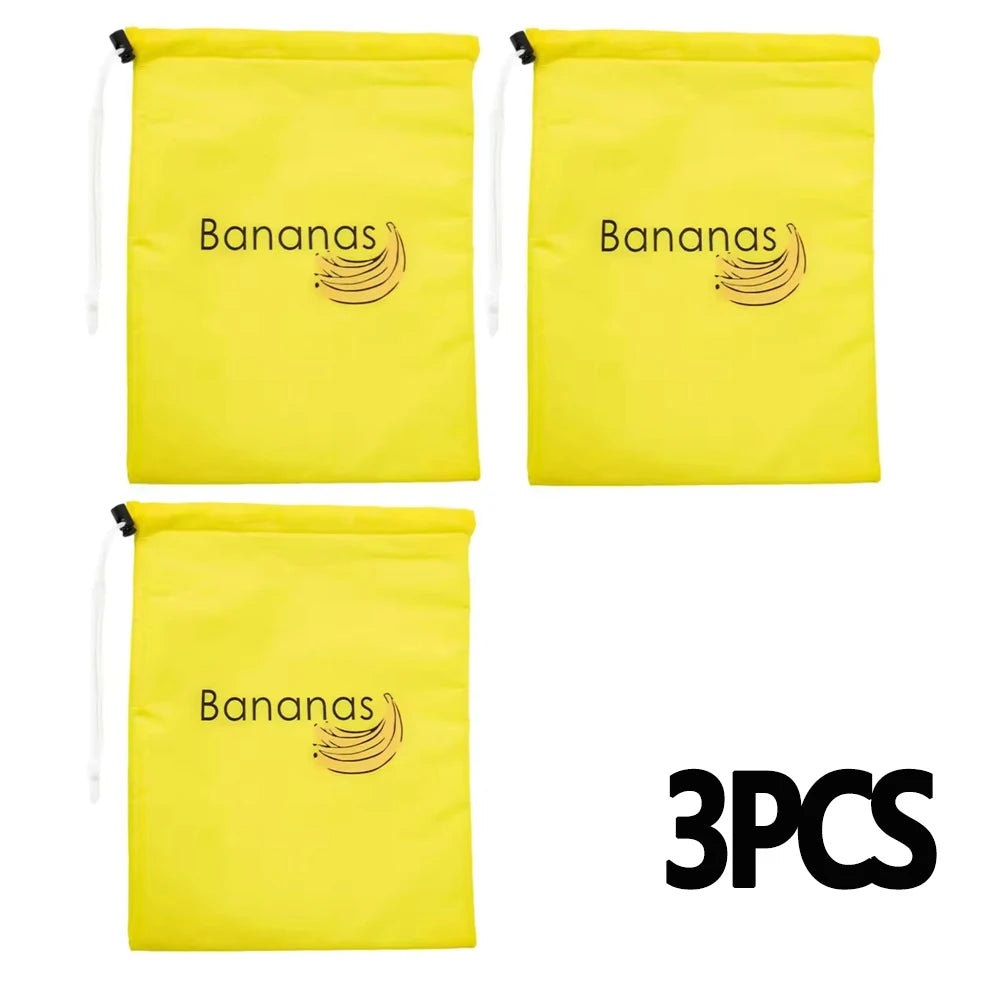 Sac de Conservation Banane – Anti-Noircissement - PACK DE 3