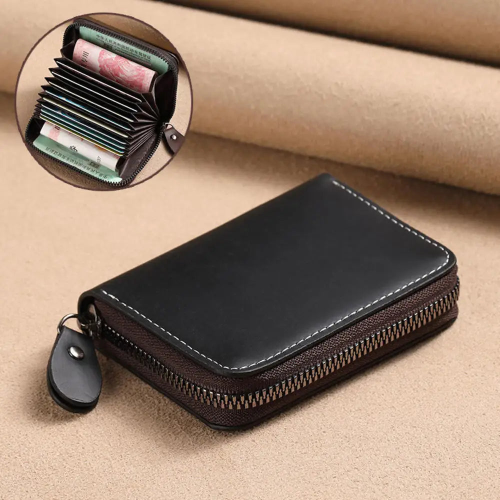 Multi-card Slot Credit Card Bag PU Leather Small Wallet Coin Purse Card Holder Wallets