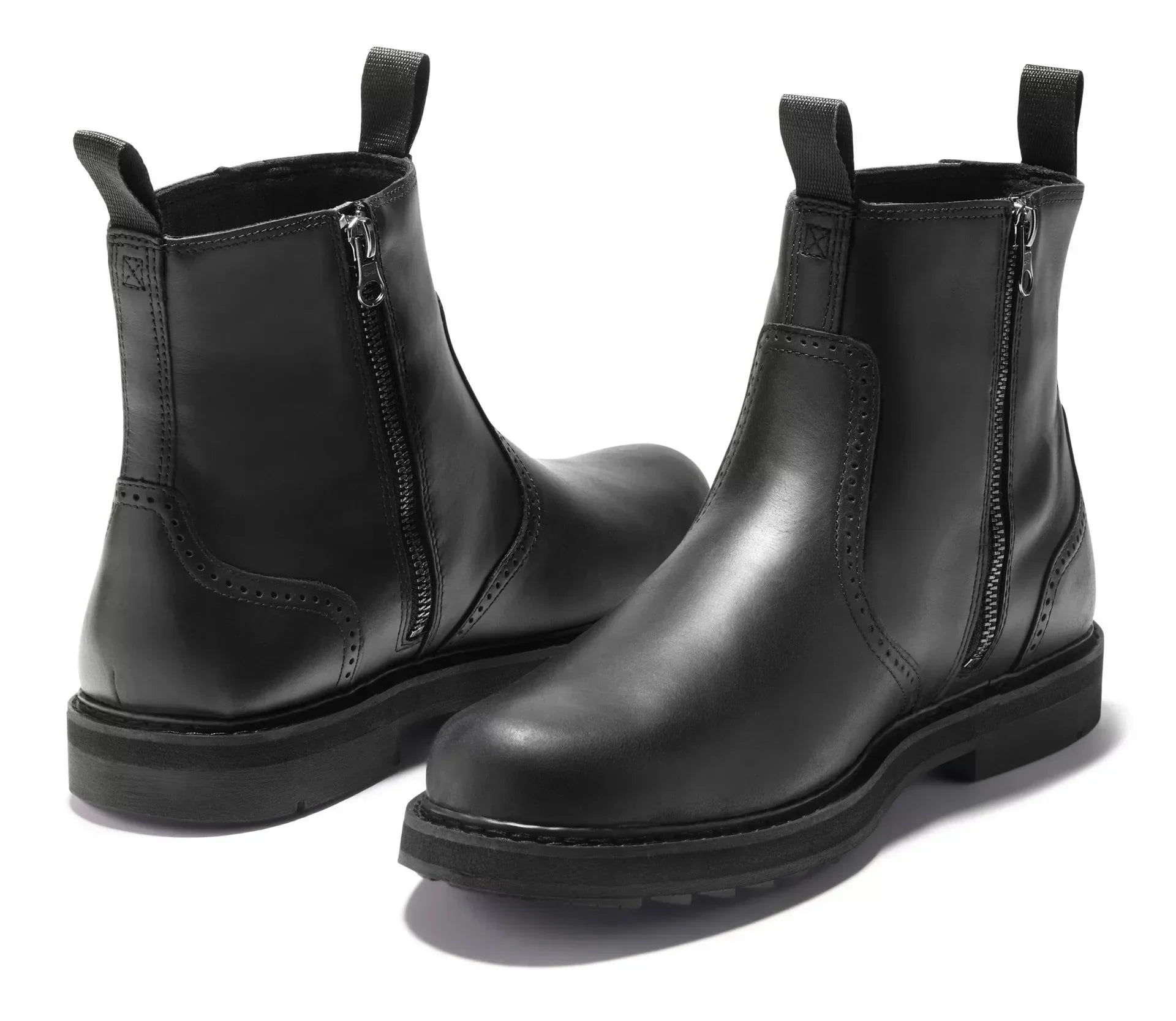 Bottines Chelsea en Cuir Rétro pour Homme