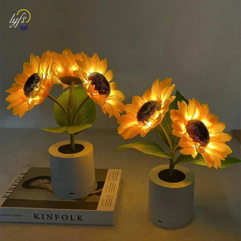 SunFlower - Lampe Tournesol Décorative