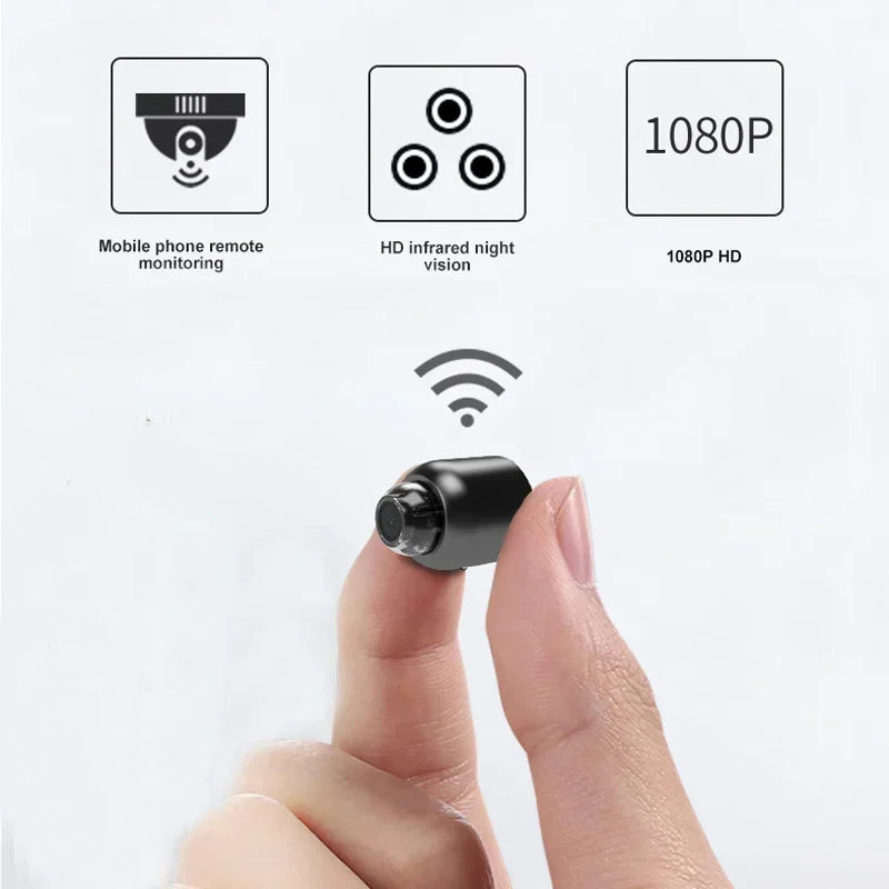 Mini Caméra Ultra Discrète 128 gb- Détecteur de Mouvement