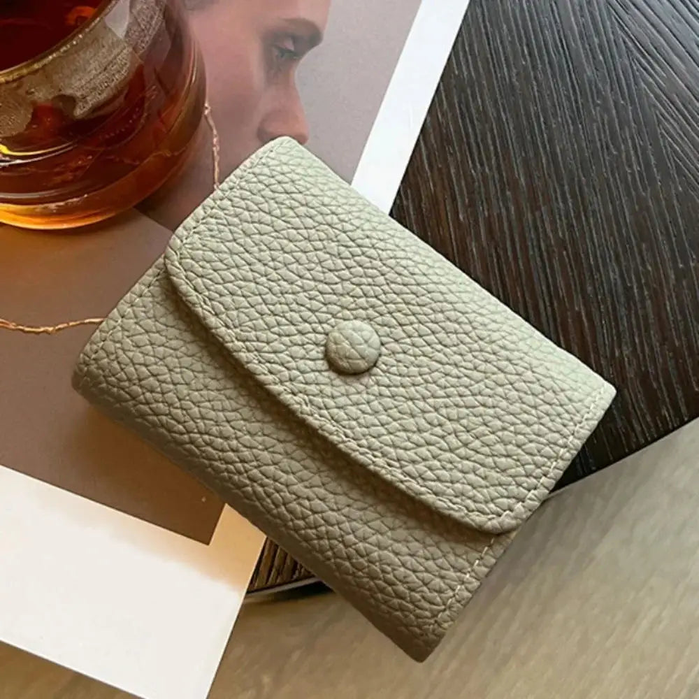 Multi-card Slot Credit Card Bag PU Leather Small Wallet Coin Purse Card Holder Wallets
