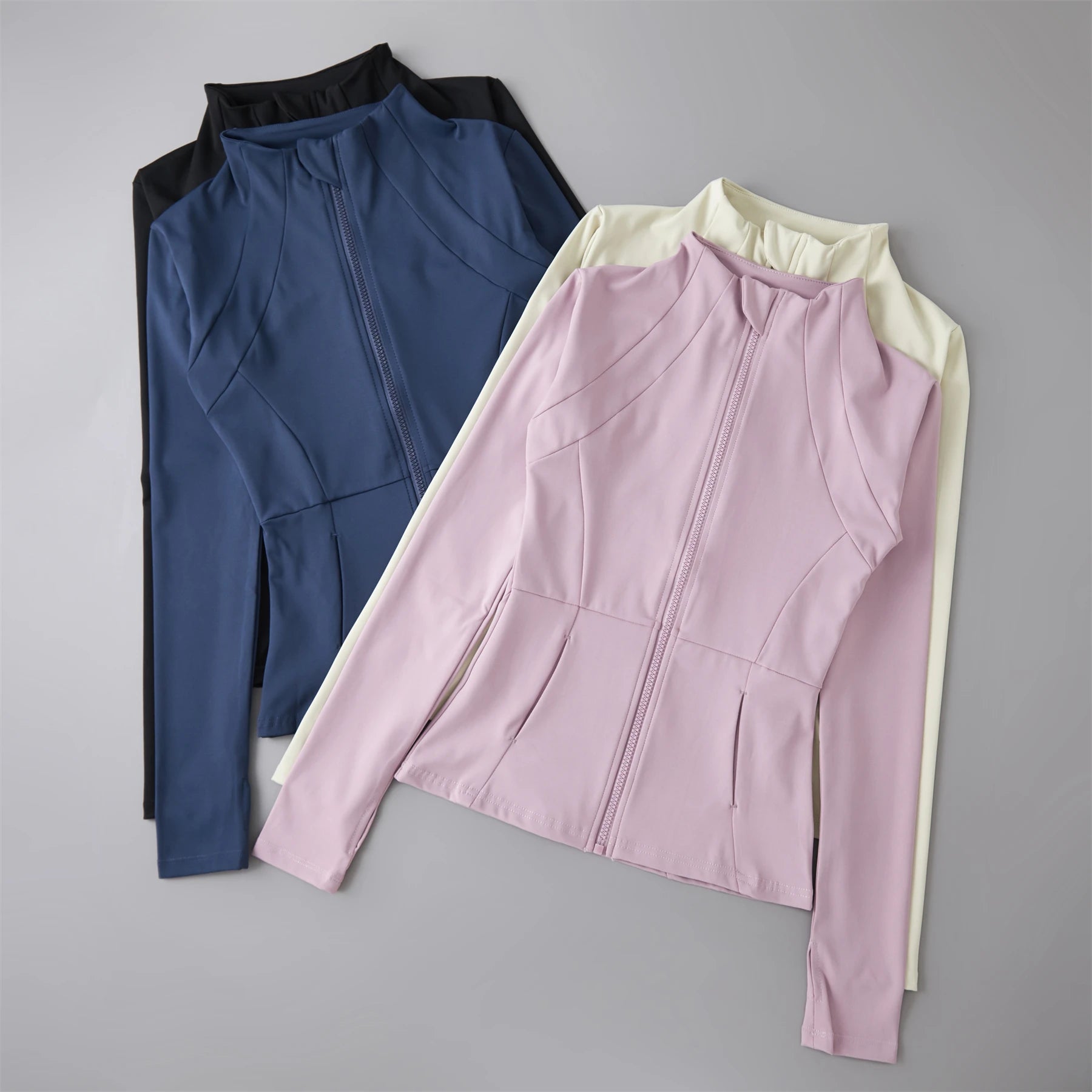 Sweat-shirt coupe-vent à manches longues pour femmes