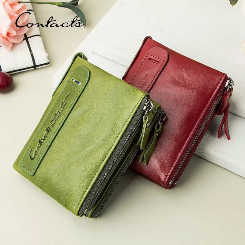 Portefeuille Vintage en Cuir véritable - Grande Capacité