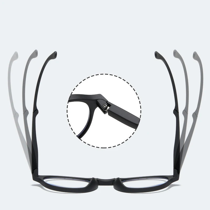 Lunettes de lecture pliantes anti-lumière bleue +1.0 - +4.0 - Boîte OFFERTE