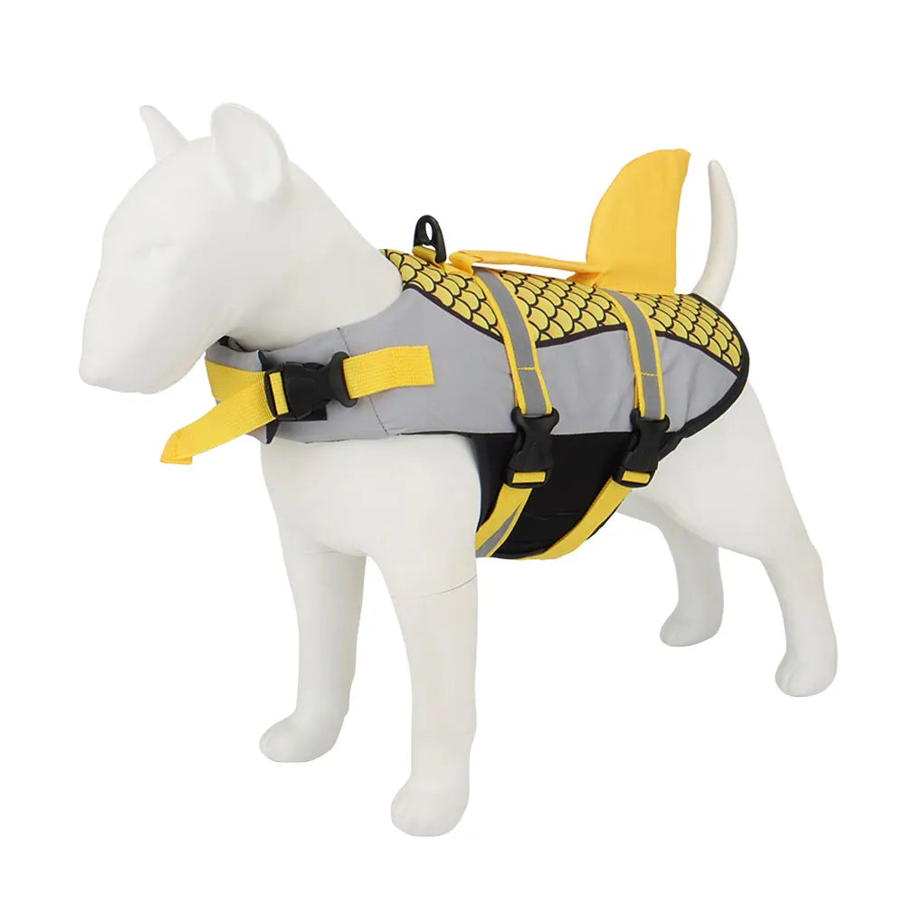 Gilet de Sauvetage Requin pour Chien – Harnais de Natation Sécurisé pour Été
