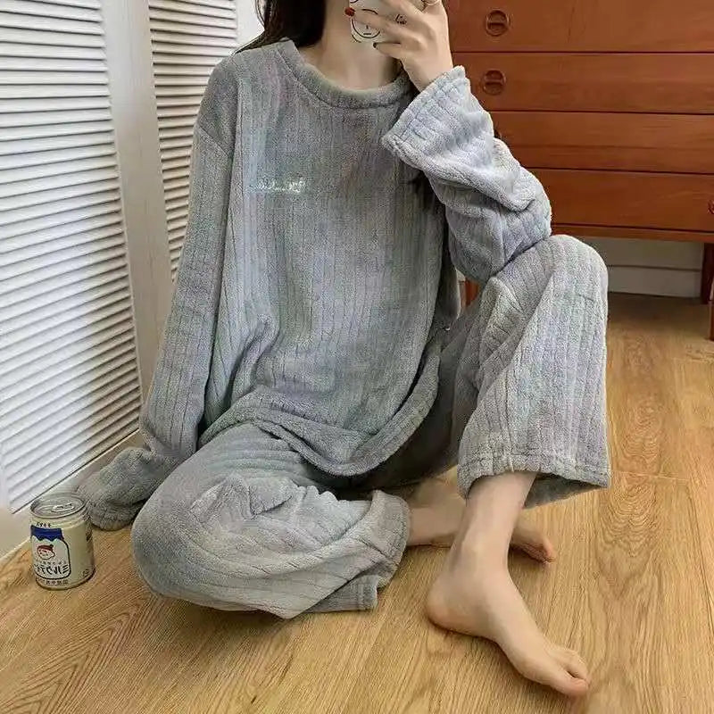 Pyjama d'hiver en Flanelle Ultra Chaud