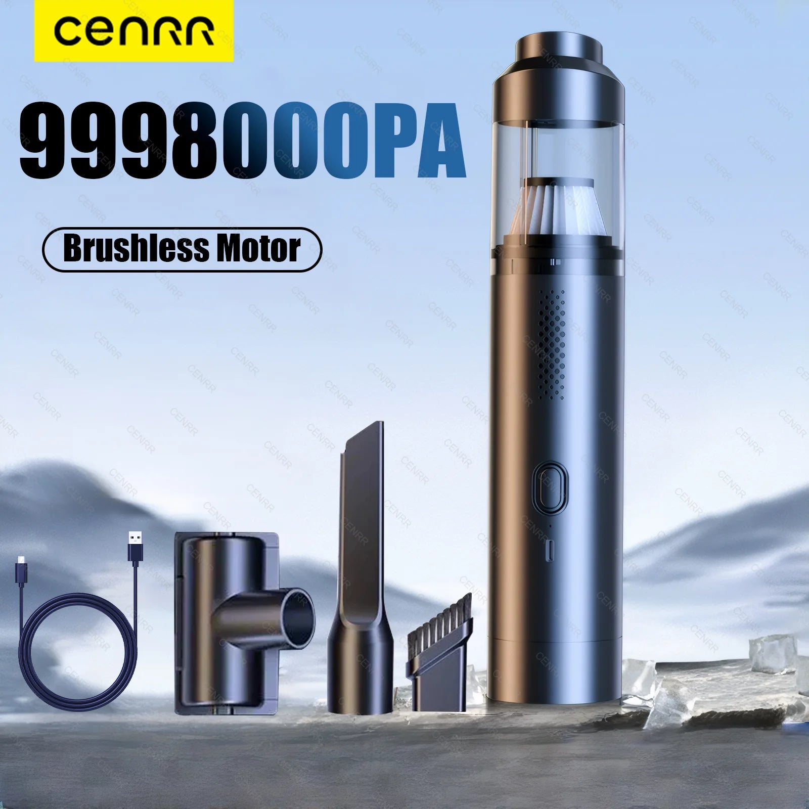 Aspirateur Voiture Sans Fil Ultra Puissant 999800PA