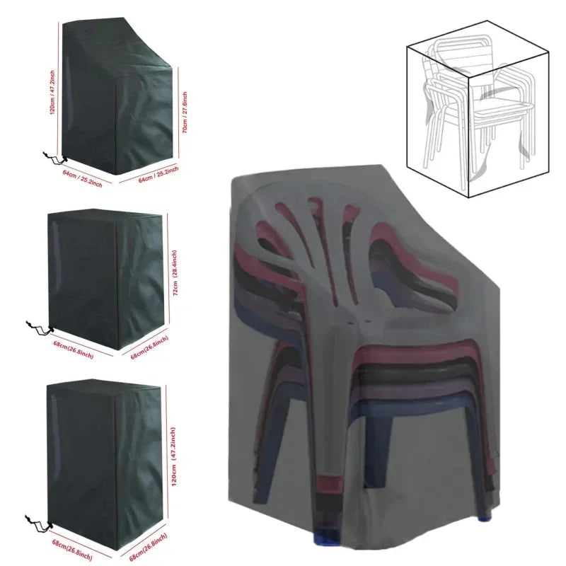 Couvre-Chaises Résistant pour Terrasse et Jardin